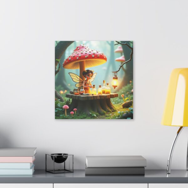 Canvas Art Print - Enchanted Forest Fairy Alchemy Stand - Image 11