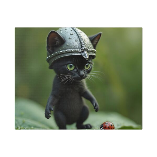 Whimsical Cat Canvas Art | Cat Lover Wall Decor, Unique Home Gift, Funny Pet Art, Kids Room Decoration, Animal Lover Gift