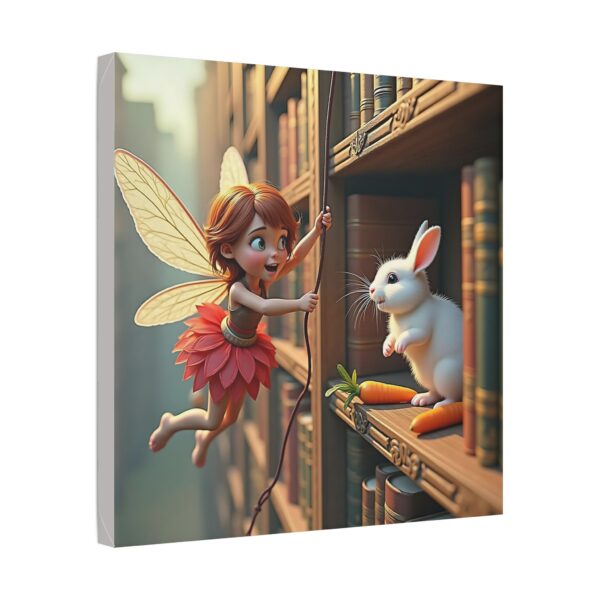 Whimsical Fairy Canvas Art | Enchanted Decor for Kids' Rooms, Magical Gift for Fairy Lovers, Nursery Wall Art, Unique Gift Idea, Fairy [...] - Image 14
