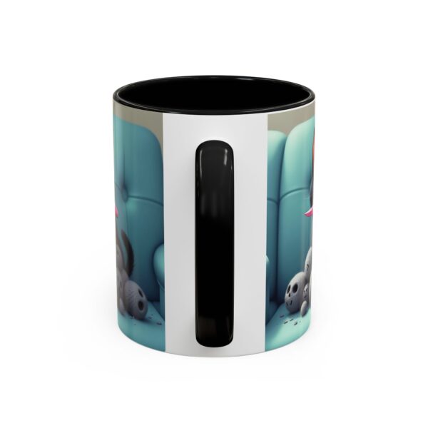 Cat Lover's Accent Coffee Mug - Fun Kitty Design, Gift for Cat Owners, Pet Lover's Coffee Cup, Halloween Decor, Unique Cat Gift - Image 4