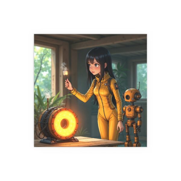 Anime Silk Poster, Artistic Wall Decor, Home Aesthetic, Manga Wall Art, Unique Gift for Fans, Indoor and Outdoor Vintage