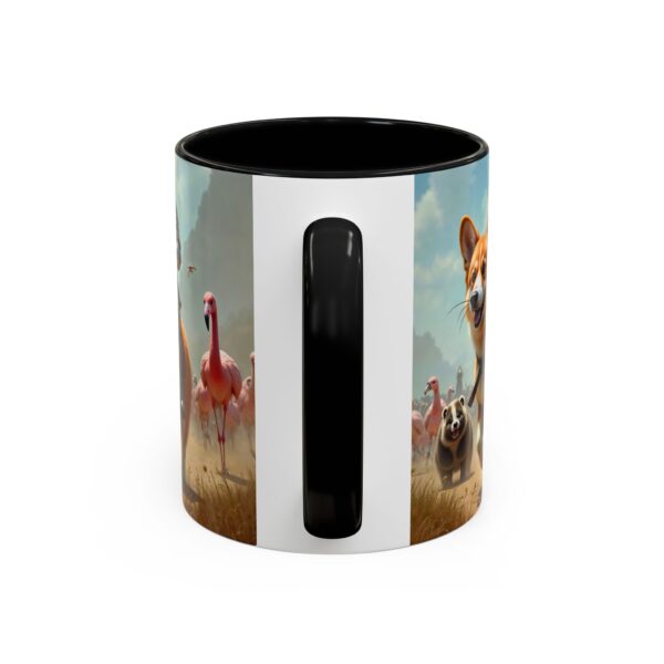 Adventurous Corgi Coffee Mug - Fun Animal Decor, Gift for Pet Lovers, Cute Corgi Art, Unique Office Mug, Holiday Coffee Cup - Image 4