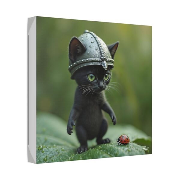Whimsical Cat Canvas Art | Cat Lover Wall Decor, Unique Home Gift, Funny Pet Art, Kids Room Decoration, Animal Lover Gift - Image 10