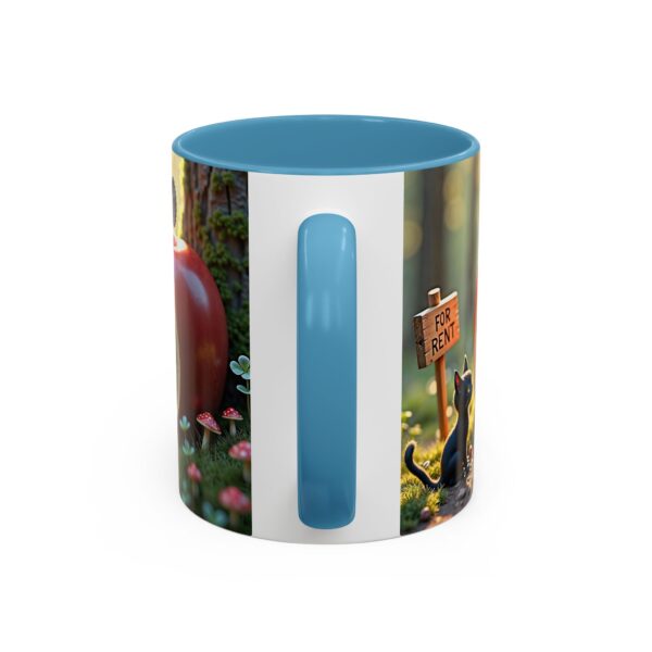 Whimsical Apple House Coffee Mug - Cute Cat & Doll Design, Gift for Cat Lovers, Home Office Decor, Eco-Friendly Drinkware - Image 20