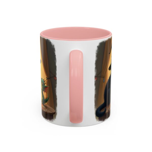 Whimsical Cat & Dragon Mug, Cute Coffee Mug, Halloween Decor, Gift for Cat Lovers, Cozy Tea Mug, Fantasy Drinkware - Image 12