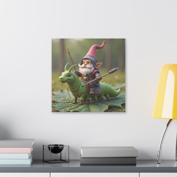 Whimsical Gnome Canvas Art, Fantasy Decor, Gift for Garden Lovers, Playful Home Accent, Fun Wall Art for Kids - Image 11