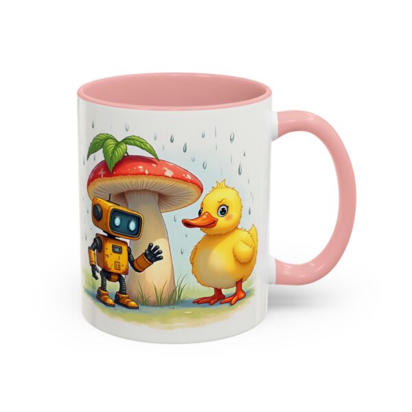 Whimsical Duck & Robot Coffee Mug, Cute Gift for Kids, Fun Kitchen Decor, Birthday Present, Office Mug - Image 10
