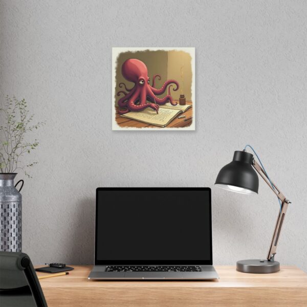 Whimsical Octopus Canvas Art Print, Ocean Decor, Fun Wall Art, Nautical Themed Gift, Office Wall Art, Unique Home Decor - Image 8