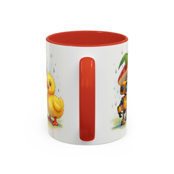 Whimsical Duck & Robot Coffee Mug, Cute Gift for Kids, Fun Kitchen Decor, Birthday Present, Office Mug - Image 16