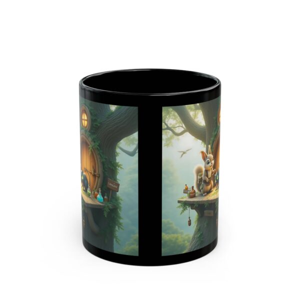 Enchanting Fantasy Mug - Whimsical Woodland Scene, Cute Animal Design, Coffee Cup for Nature Lovers, Gift for Birthdays, Holidays, Cozy Home - Image 2