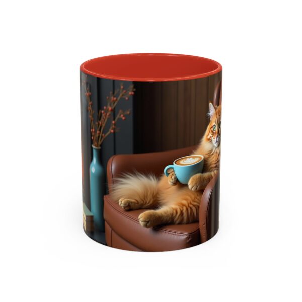 Cozy Cat Accent Coffee Mug, Cat Lover Gift, Cute Mug for Home, Coffee Lovers, Pet Owner Showers, Cozy Home Decor - Image 13