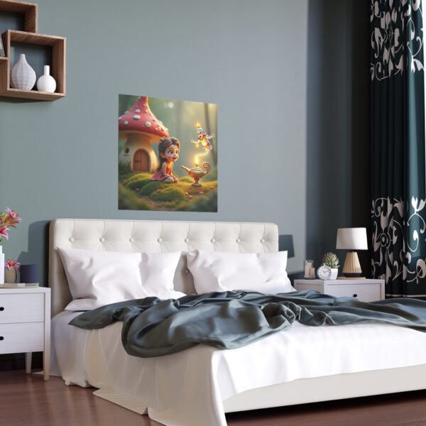 Magical Silk Poster for Kids' Room, Fantasy Wall Art, Enchanted Decor, Children's Gift, Indoor Outdoor Artwork - Image 5