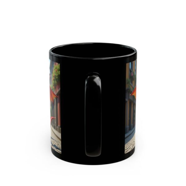 Dragon Rider Coffee Mug, Fantasy Mug, Gift for Gamers, Dragon Lover's Mug, Unique Drinkware, Fun Ceramic Mug - Image 4