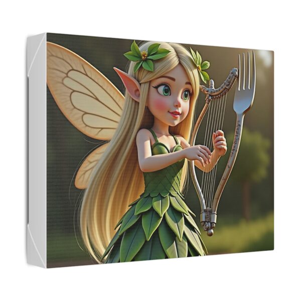 Whimsical Fairy Canvas Art, Enchanted Wall Decor, Gift for Fairy Lovers, Nursery Wall Art, Fantasy Home Decor - Image 2