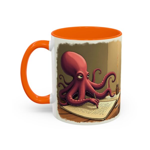 Whimsical Octopus Writing Mug | Artistic Coffee Mug, Gift for Writers, Ocean Lover's Mug, Unique Tea Cup, Fun Desk Accessory - Image 23