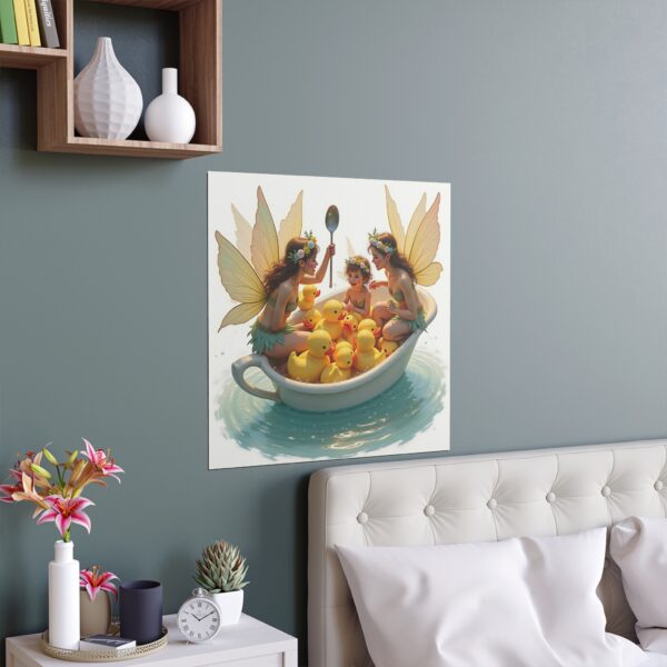 Whimsical Fairy Poster, Fairy Art Print, Fairy Decor, Kids Room Wall Art, Magical Silk Poster - Image 8