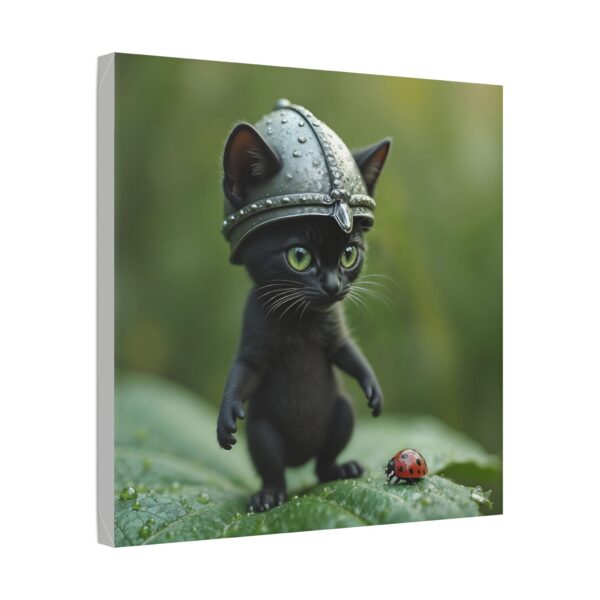 Whimsical Cat Canvas Art | Cat Lover Wall Decor, Unique Home Gift, Funny Pet Art, Kids Room Decoration, Animal Lover Gift - Image 18