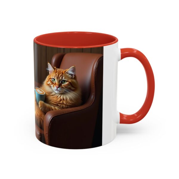 Cozy Cat Accent Coffee Mug, Cat Lover Gift, Cute Mug for Home, Coffee Lovers, Pet Owner Showers, Cozy Home Decor - Image 14