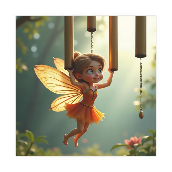 Whimsical Fairy Silk Poster | Enchanting Decor for Kids, Magical Room, Gift for Birthdays, Home Wall Art, Vibrant Nursery Addition - Image 4