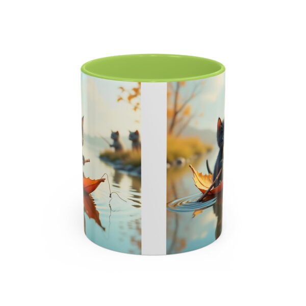 Whimsical Cat Coffee Mug - Black Accent, Perfect for Cat Lovers, Fall Decor, Cute Gift for Her, Cozy Mornings - Image 33