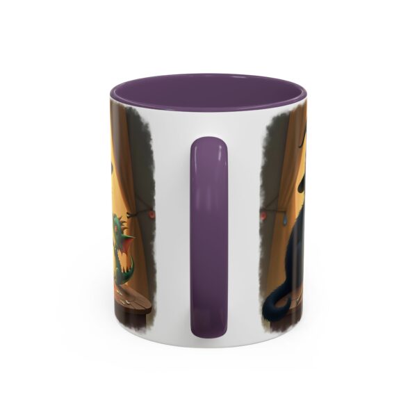 Whimsical Cat & Dragon Mug, Cute Coffee Mug, Halloween Decor, Gift for Cat Lovers, Cozy Tea Mug, Fantasy Drinkware - Image 28