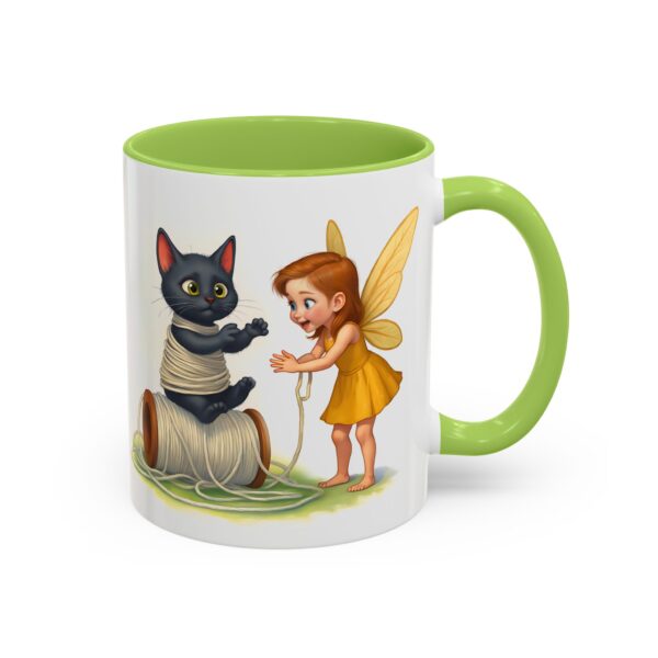 Whimsical Fairy and Cat Coffee Mug, Cute Cat Mug, Gift for Cat Lovers, Fairy Tale Mug, Fantasy Lover's Drinkware - Image 34