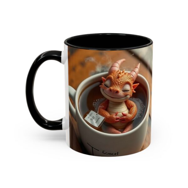 Whimsical Dragon Coffee Mug, Cute Dragon Gift, Coffee Lover's Mug, Fantasy Themed Cup, Unique Ceramic Mug - Image 3