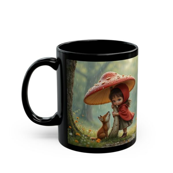 Whimsical Fantasy Mug, Cute Animal and Fairy Illustration, Gift for Nature Lovers, Cozy Coffee Mug, Children’s Room Decor - Image 3