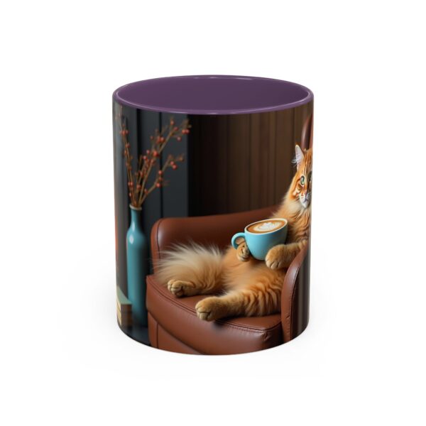 Cozy Cat Accent Coffee Mug, Cat Lover Gift, Cute Mug for Home, Coffee Lovers, Pet Owner Showers, Cozy Home Decor - Image 25