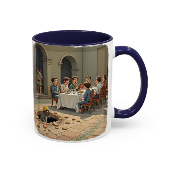 Whimsical Accent Coffee Mug, Unique Gift for Coffee Lovers, Funny Office Mug, Ideal for Birthdays, Housewarming, Relaxation - Image 6