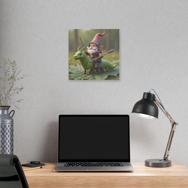 Whimsical Gnome Canvas Art, Fantasy Decor, Gift for Garden Lovers, Playful Home Accent, Fun Wall Art for Kids - Image 8