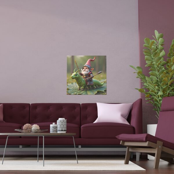 Fantasy Gnome Silk Poster – Whimsical Home Decor, Unique Wall Art for Kids, Nursery, and Playroom, Great Gift Idea - Image 9