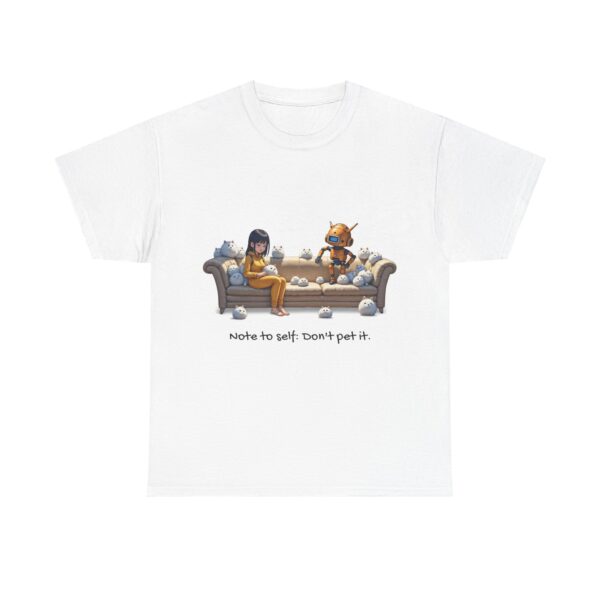 Anime Manga Inspired Tee - Geode Habitat Puffball Pet-sitting Scene